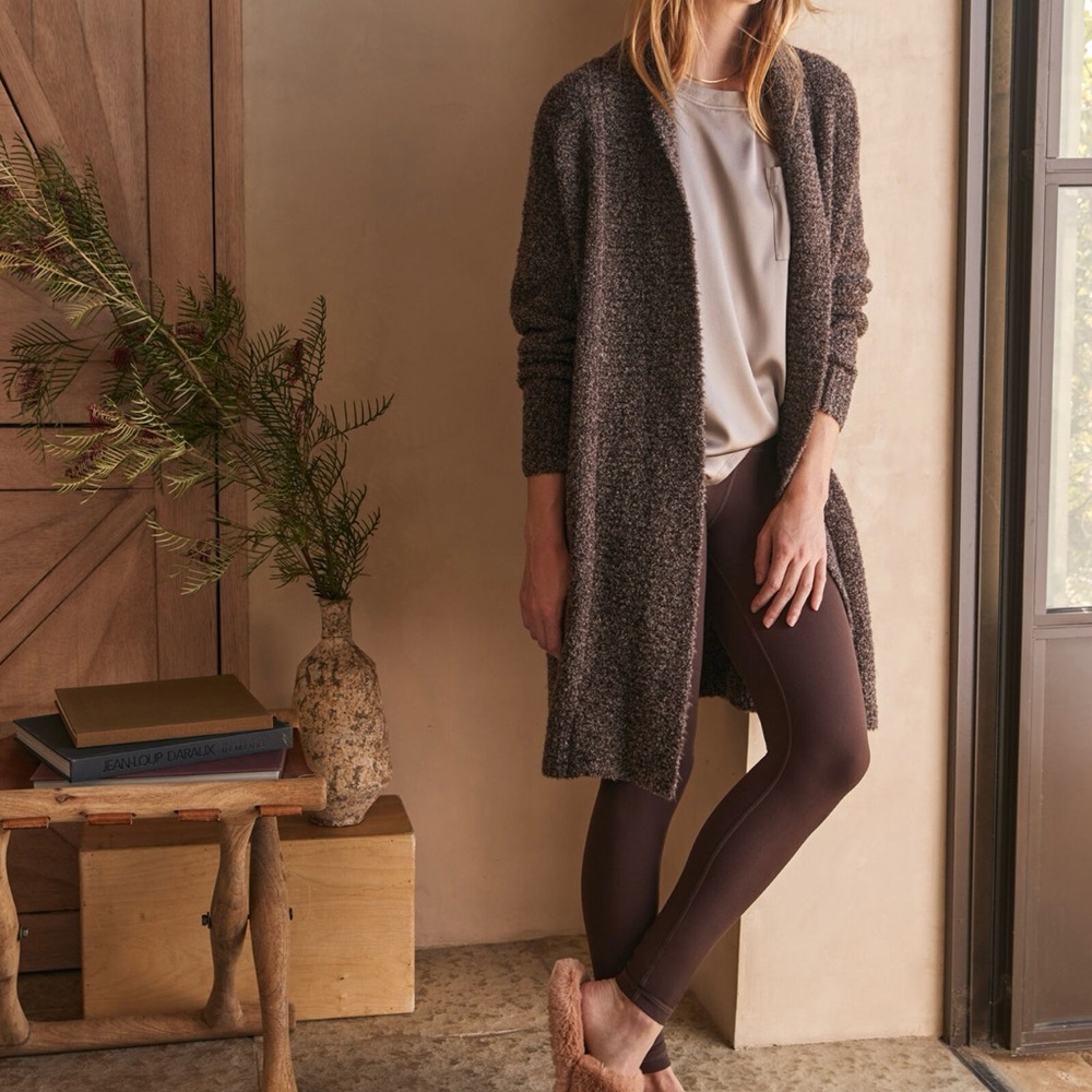 Cozy Brown Cardigan Sweater - Picture 2 of 4